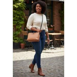 Nicole Miller New York‎ Brown & Black Tote Bag – Brand Confirmed – Gently Used